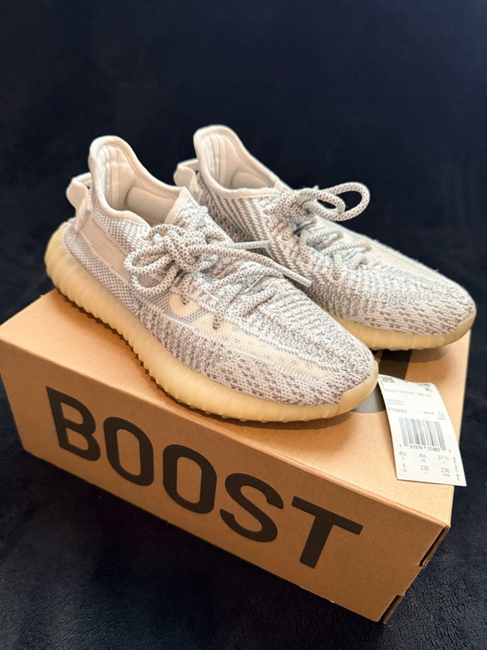 Yeezy Boost 350 V2 Static Knit Sneakers